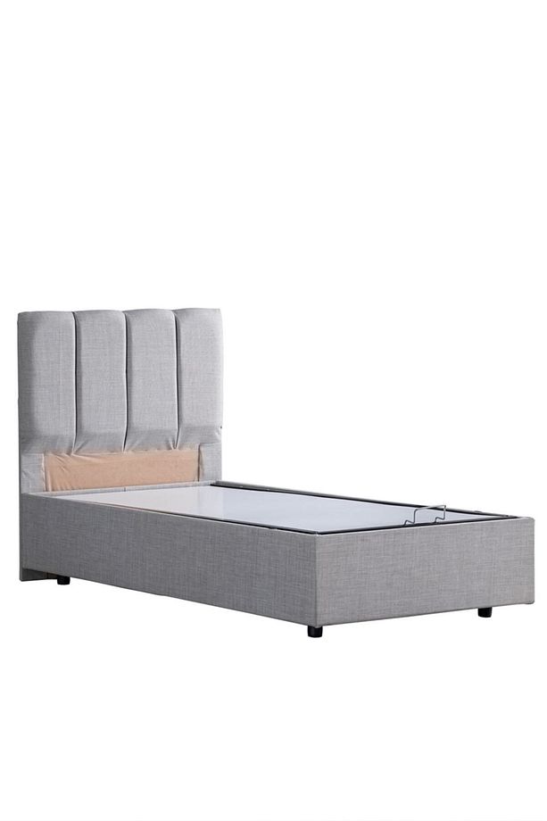 Defne Tek Kişilik Baza Başlık Comfort Yatak Seti, Açık Gri - 5