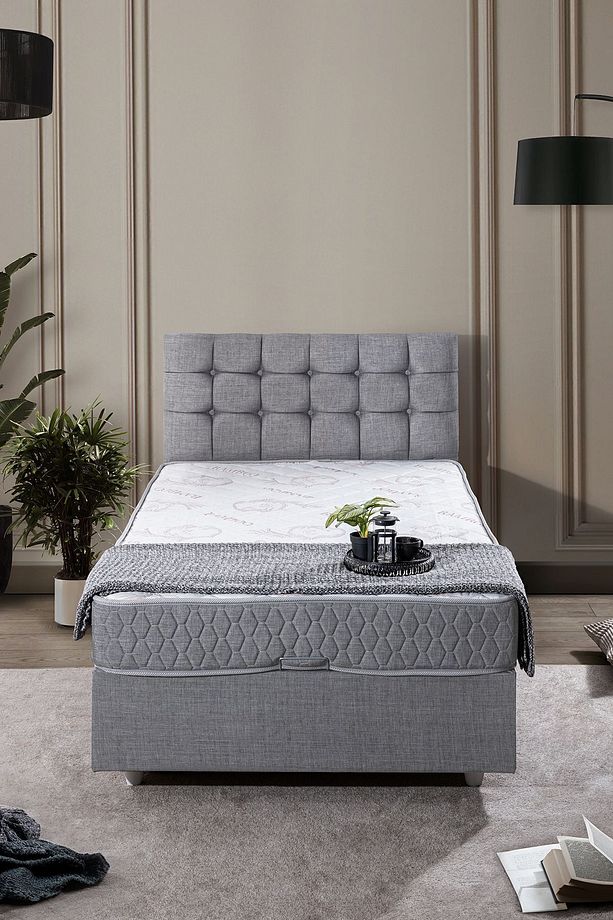 Venedik Tek Kişilik Baza Başlık Comfort Ortopedik Yatak Seti - 2