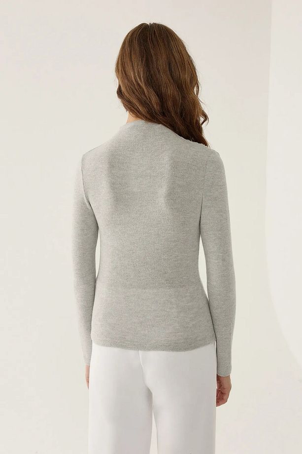 Volanlı Drape Bluz - 4