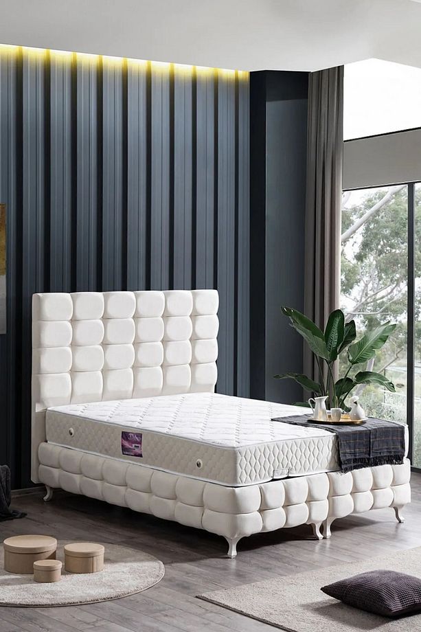 Duke Lux Ikili Set, Çift Kişilik Baza Başlık Seti - 1