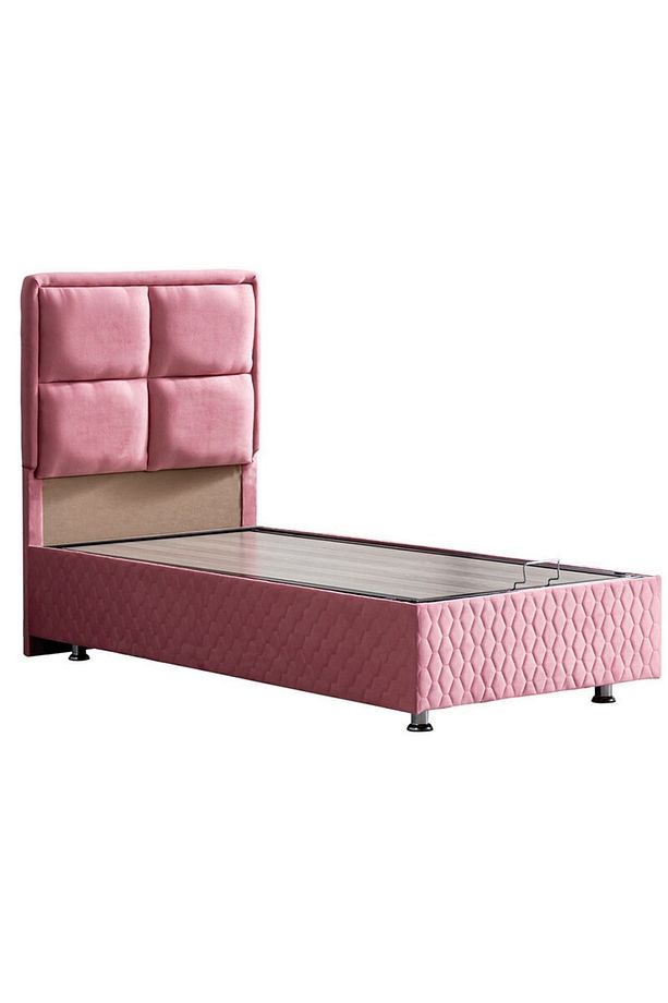 Grand Ikili Set, Tek Kişilik Baza Başlık Seti, Pembe - 7