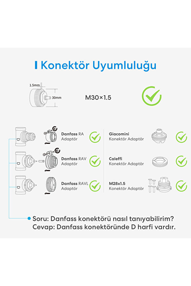Wi-fi Google Assistant Ve Alexa Uyumlu Akıllı Termostat Vanası - 2