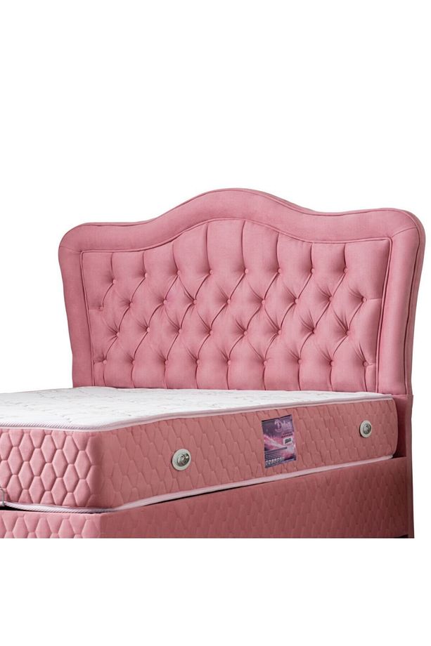 Camelli New Baza Başlık Delüx Ortopedik Yatak Seti, Pembe - 4