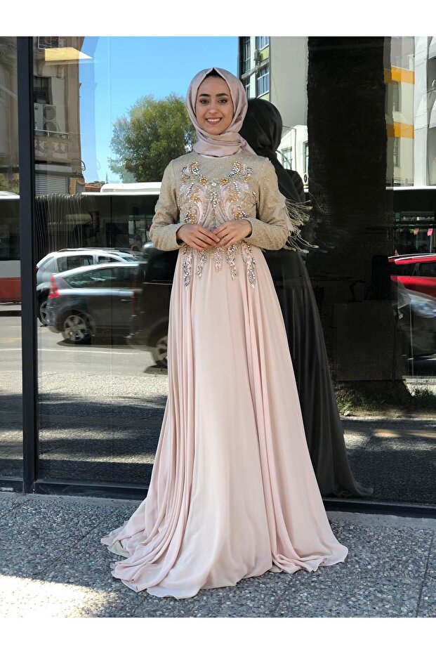 TAŞ İŞLEMELİ ABİYE - 5