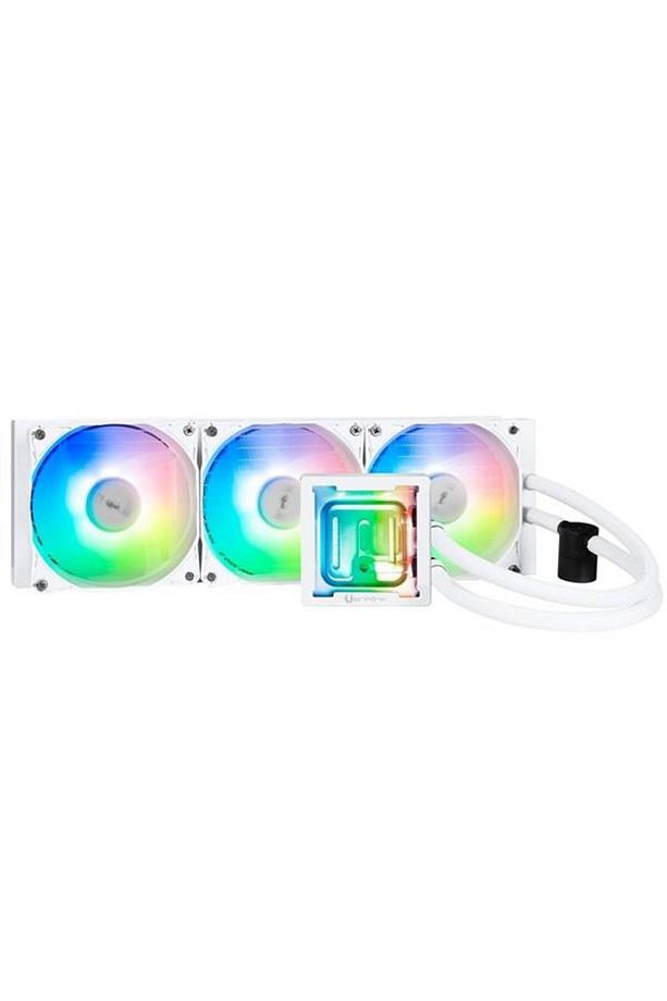 360mm Cube 360 Aıo-360-ww27a-rp Argb Sıvı Soğutmalı Am5-1851p Işlemci Fanı Beyaz - 1