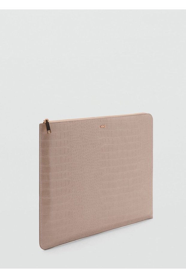 Crocodile Skin Look Laptop Sleeve