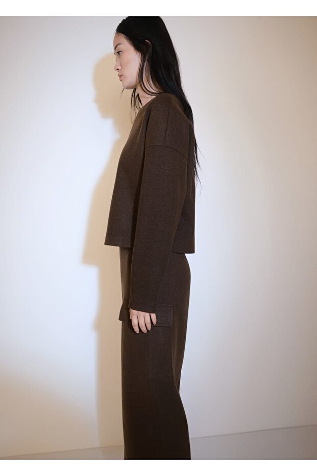 Yırtmaçlı kargo etek - 7