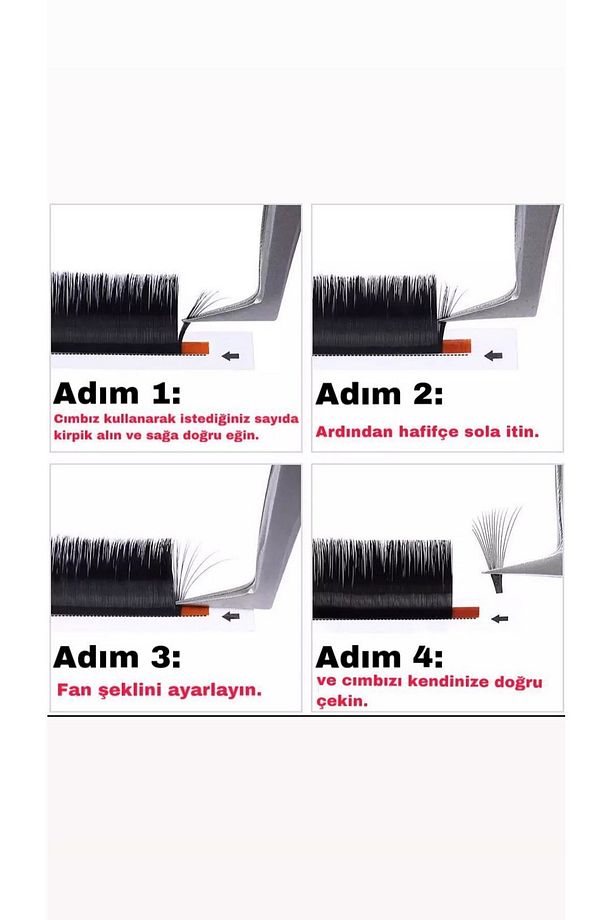 Bloom C Kıvrım 11mm Ipek Kirpik Auto-fan Çek Bırak Kolay Volüm (0.07 MM KALINLIK) - 4