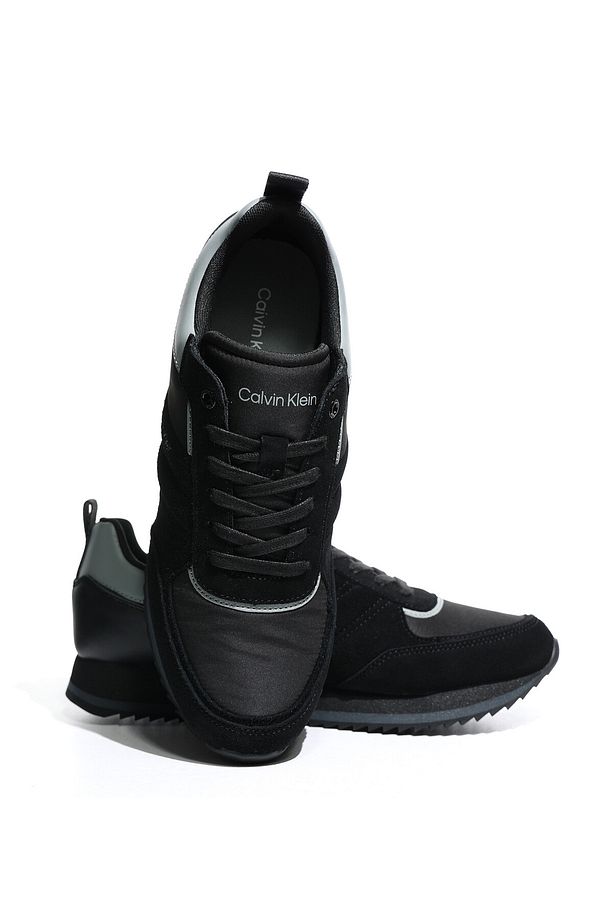 Erkek Marka Logolu Rahat Taban Siyah Sneaker HM0HM01495-01B - 4