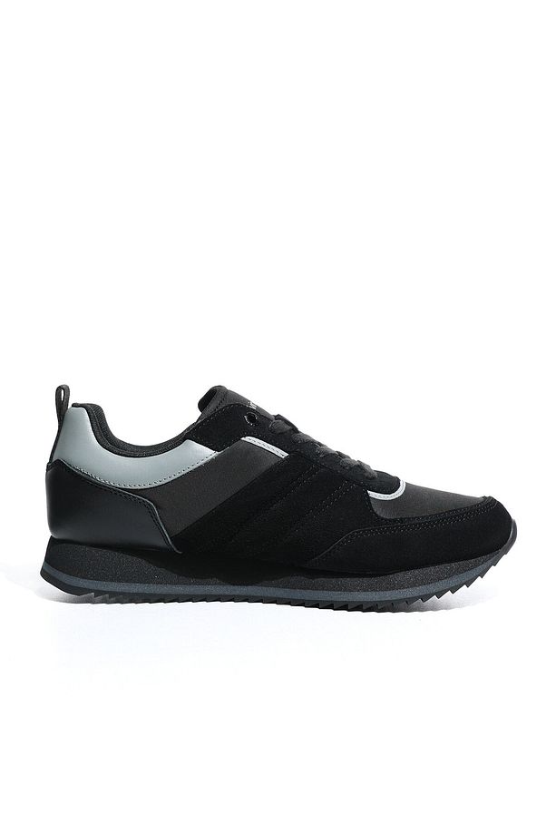 Erkek Marka Logolu Rahat Taban Siyah Sneaker HM0HM01495-01B - 1