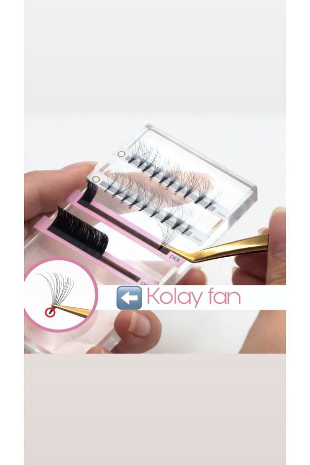 Bloom C Kıvrım 11mm Ipek Kirpik Auto-fan Çek Bırak Kolay Volüm (0.07 MM KALINLIK) - 5