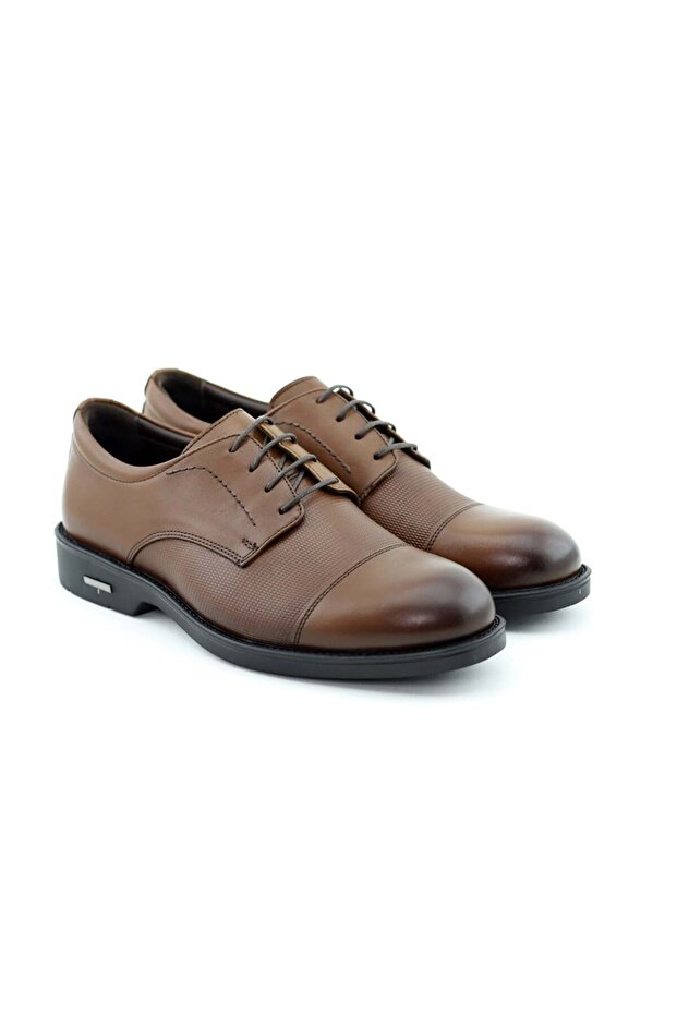 KMC 8980 Genuine Leather Men's Shoes Brown