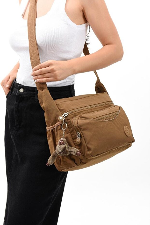 Klinkir Shoulder Bag Lightweight Rainproof Fabric 30*23 cm Messenger Bag Suitable for Daily Use