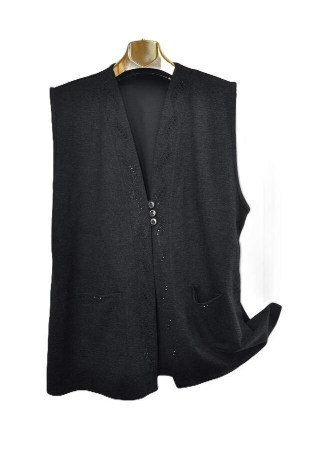 New Season Ecrin 3 Button Short Vest