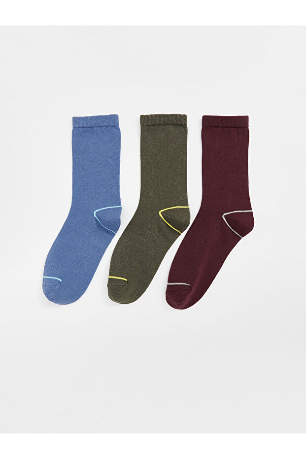 جوارب LCW الأساسية للأولاد 3 قطع - 1