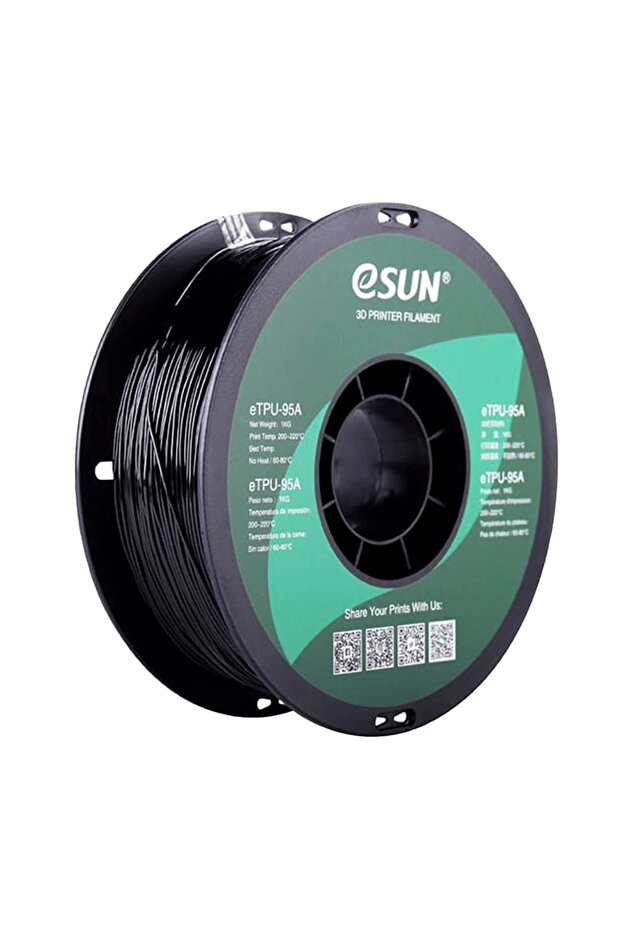 eTPU-95A Filament Siyah