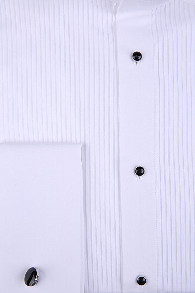 BEYAZ SMOKİN GÖMLEK - 3