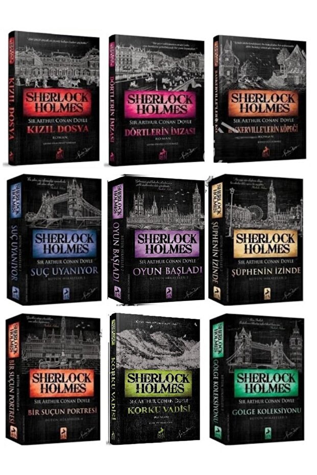 Sherlock Holmes Seti 9 Kitap - 1