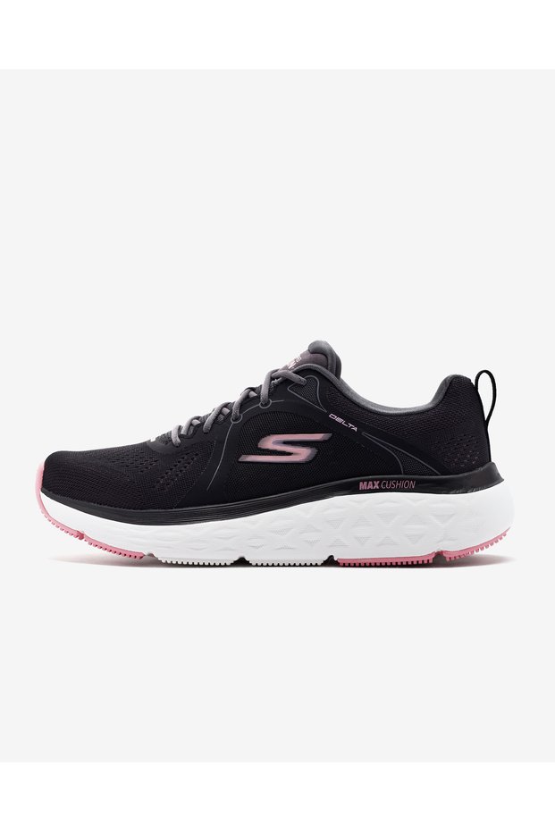 Max Cushioning Delta - Smooth Stride Women's Black Running Shoes 129132 Bkpk