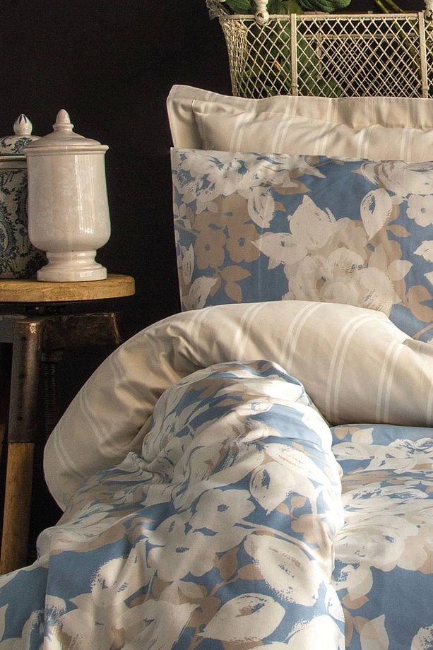 İssimo home Deco Rose Pamuk Saten Nevresim Takımı Çift Kişilik - 2