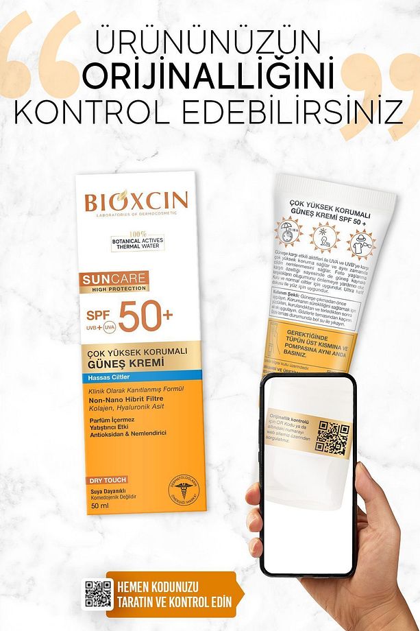 Sun Care Hassas Ciltler İçin Çok Yüksek Korumalı Güneş Kremi 50 SPF 50 Ml - 5