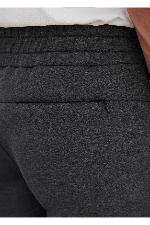 Antrasit Renk Örme Kumaşdan Jogger Pantolon - 6