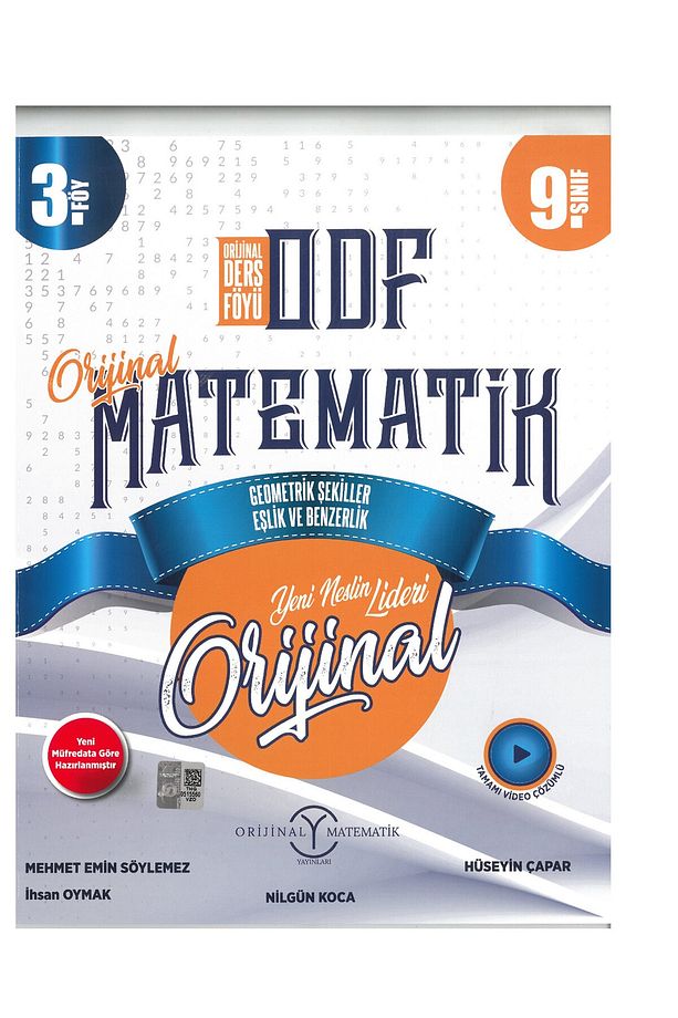 Orijinal Yayınları 9. Sınıf Matematik ODF KDT Seti - 4