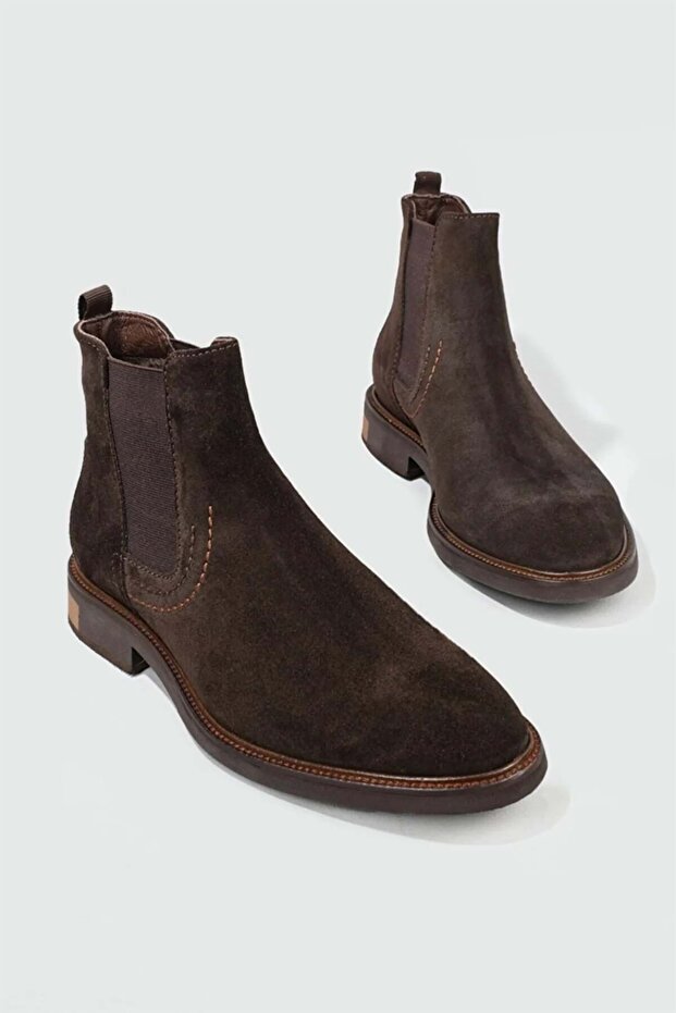 3887 Erkek Deri Bot - 3