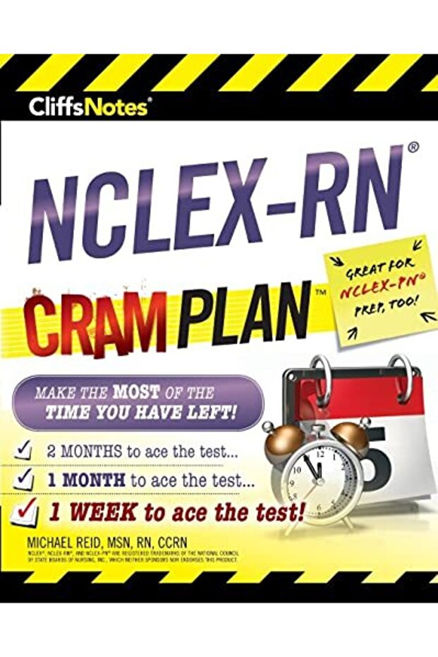 خطة تدريب Cliffsnotes NCLEX-RN Cram Plan