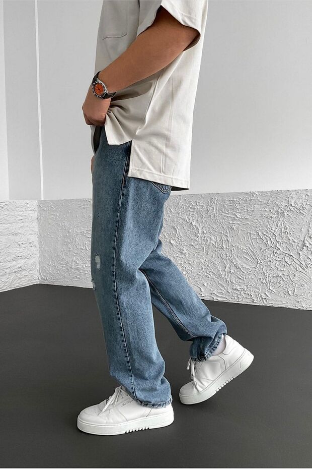 Baggy Wide Leg Comfortable Fit Jeans