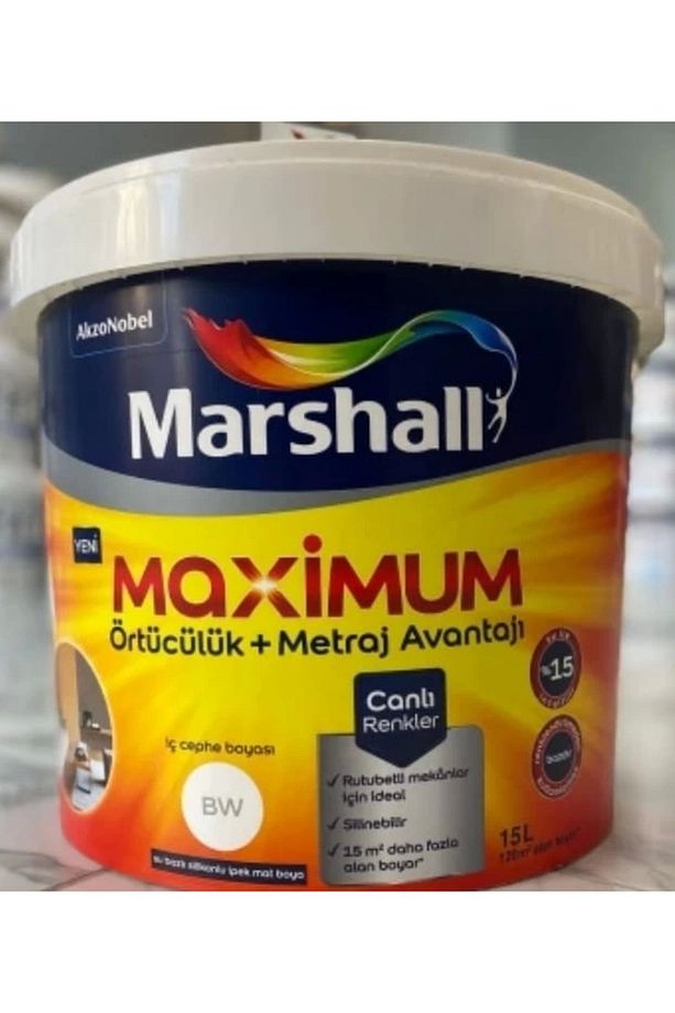 Maximum Mat 15 Lt Iç Cephe Boyası - 1