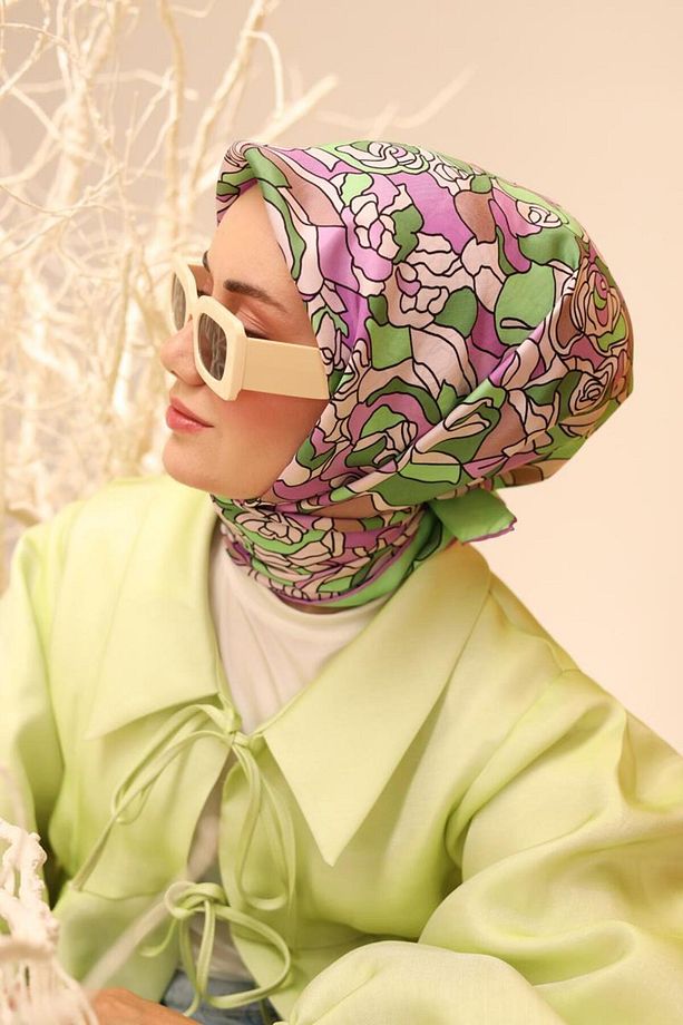 Twill İpek Eşarp 11434-08 - 4
