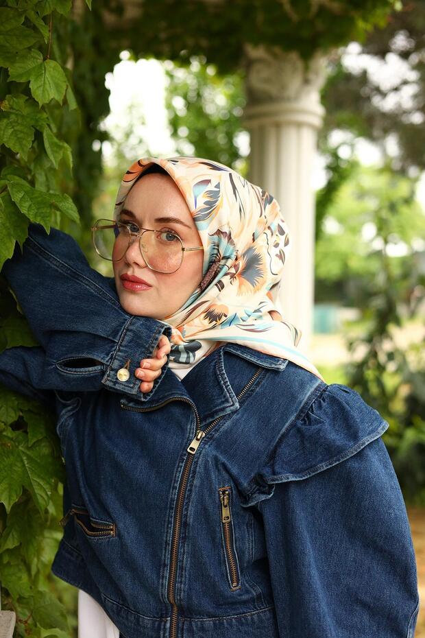 Twill İpek Eşarp 11430-19 - 1