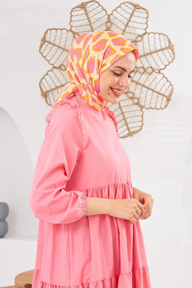 Relax Geometrik Trapz Soft Eşarp Altuni 1144-14 - 2