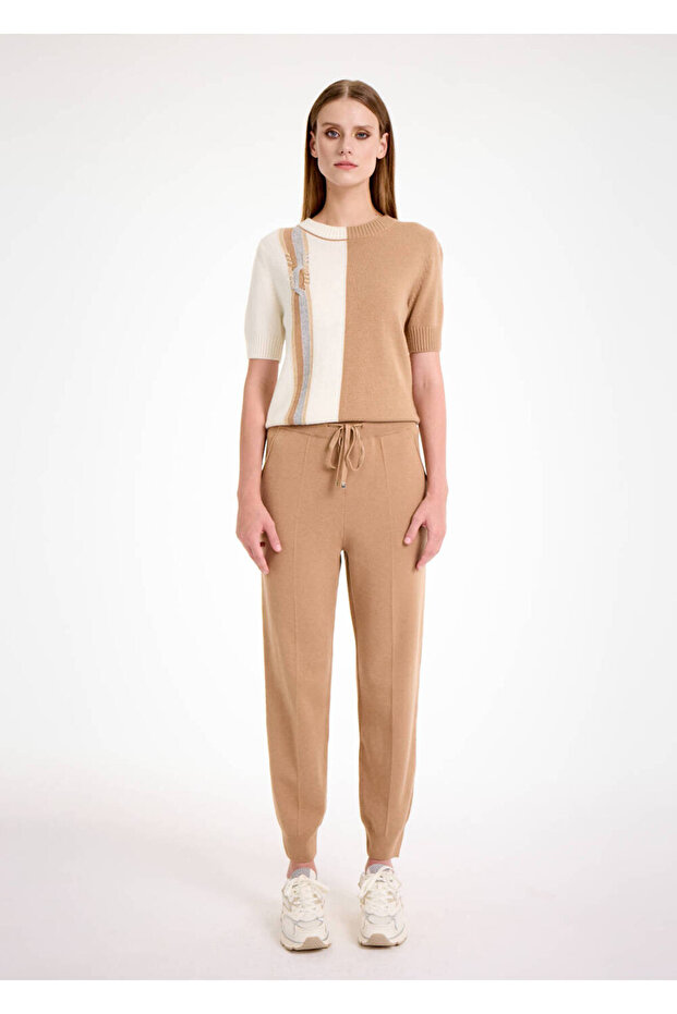 Camel Triko Jogger Pantolon - 2