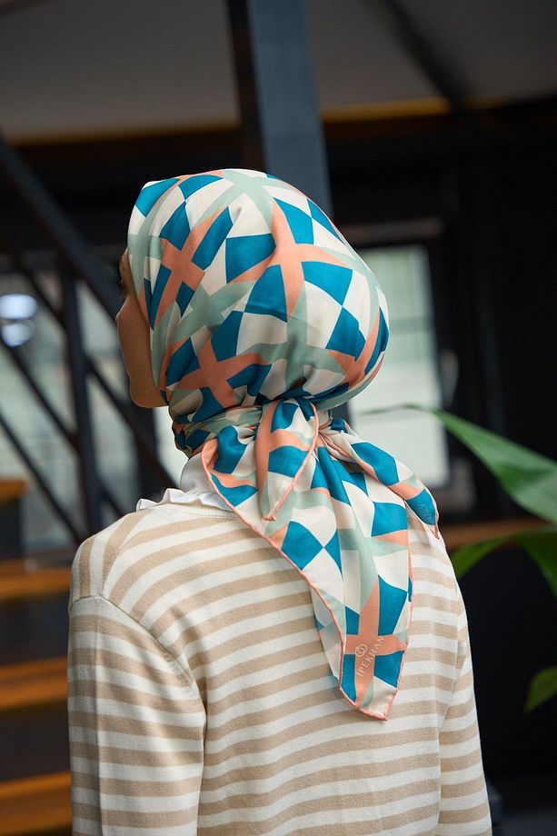Harmony Collection Soft Eşarp Gök Mavi Mercan 1181-02 - 4