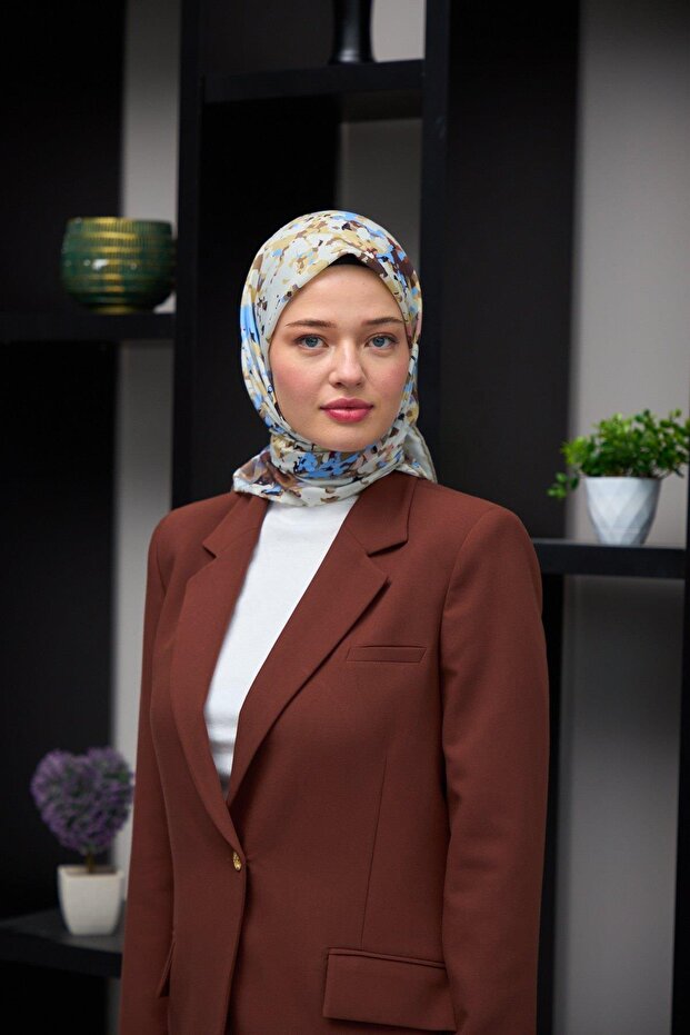مجموعة هارموني: وشاح ناعم باللون البابايا 1180-05