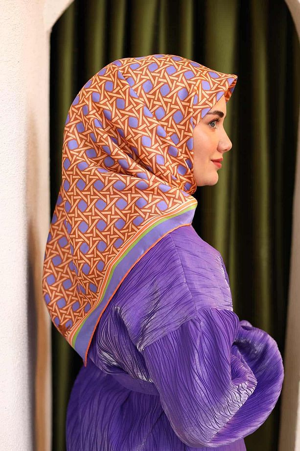 Twill İpek Eşarp 11424-64 - 5