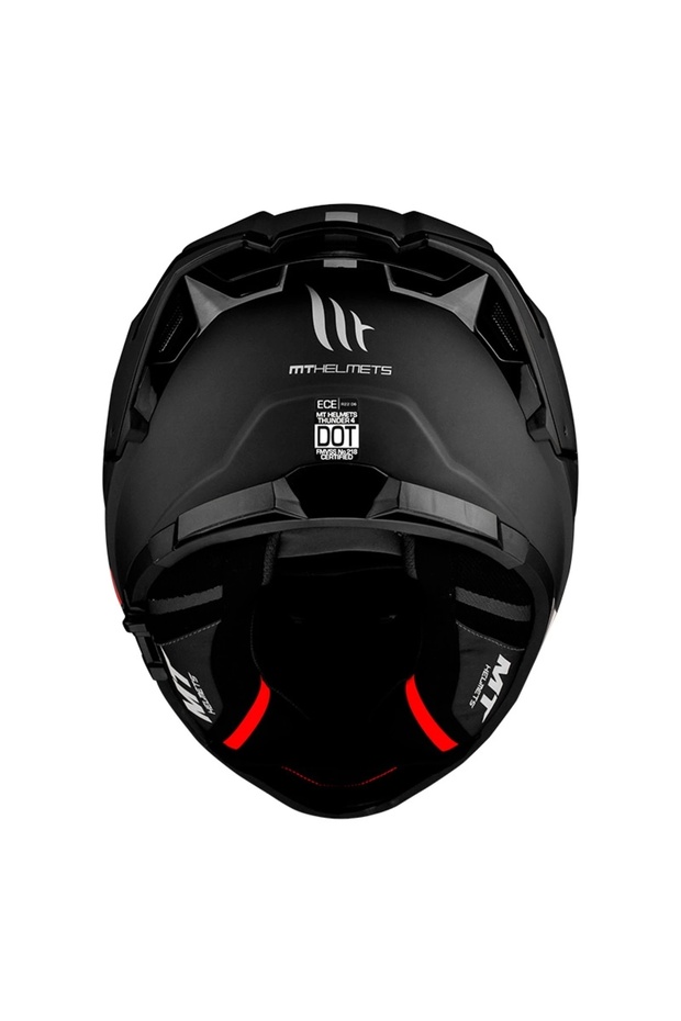 Kask Thunder 4 Sv Solıd A1 Matt Black Şeffaf Vizör - 4