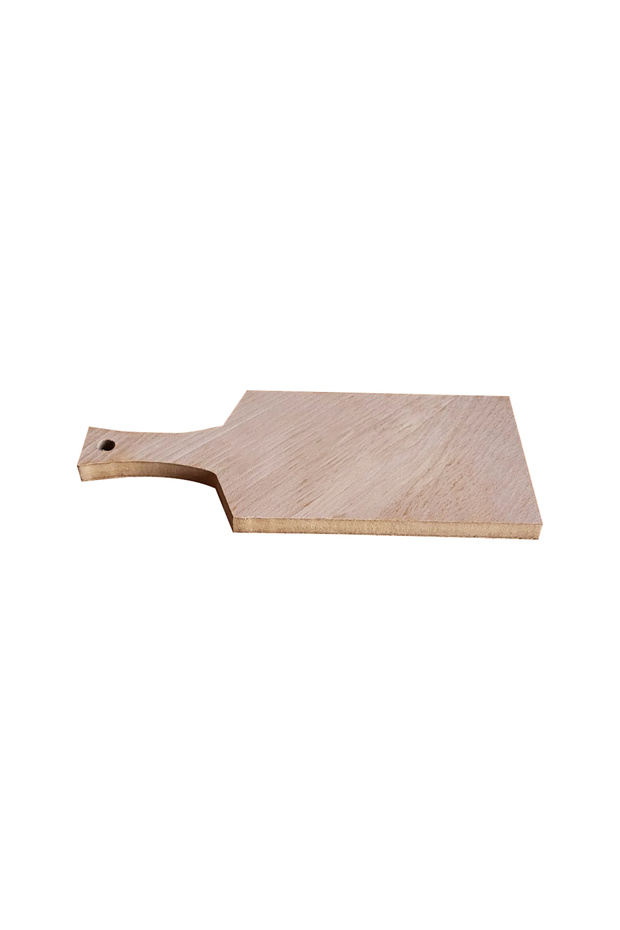 Rectangular Presentation and Cutting Board with Wooden Handle, Vegetable, Fruit and Cookie Plate for Breakfast and Serving - 5