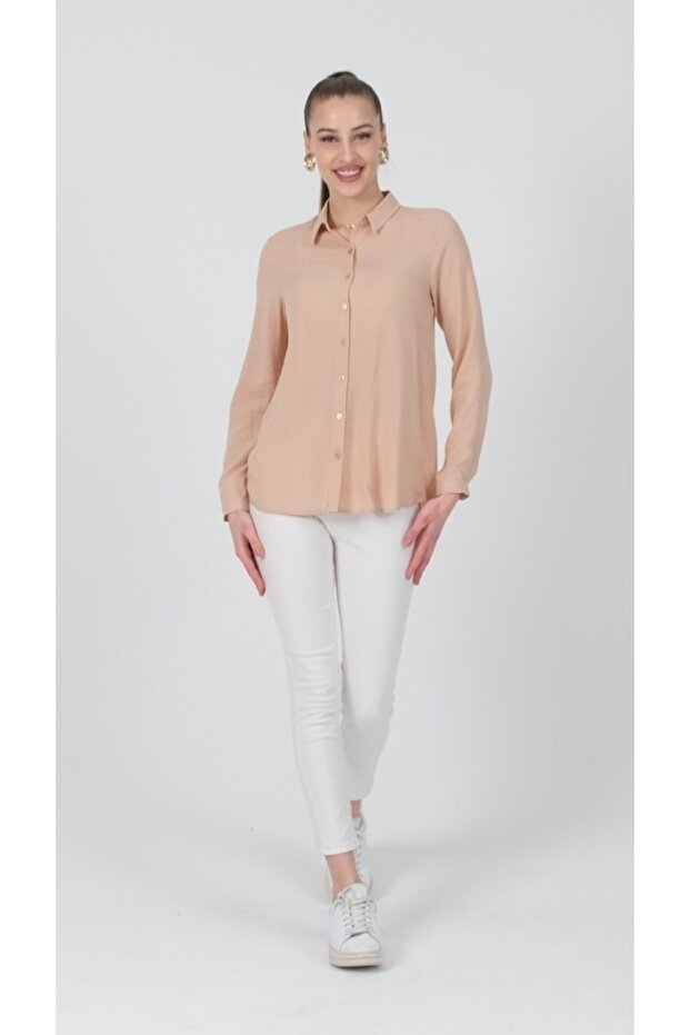 Basic Viskon Gömlek - 3