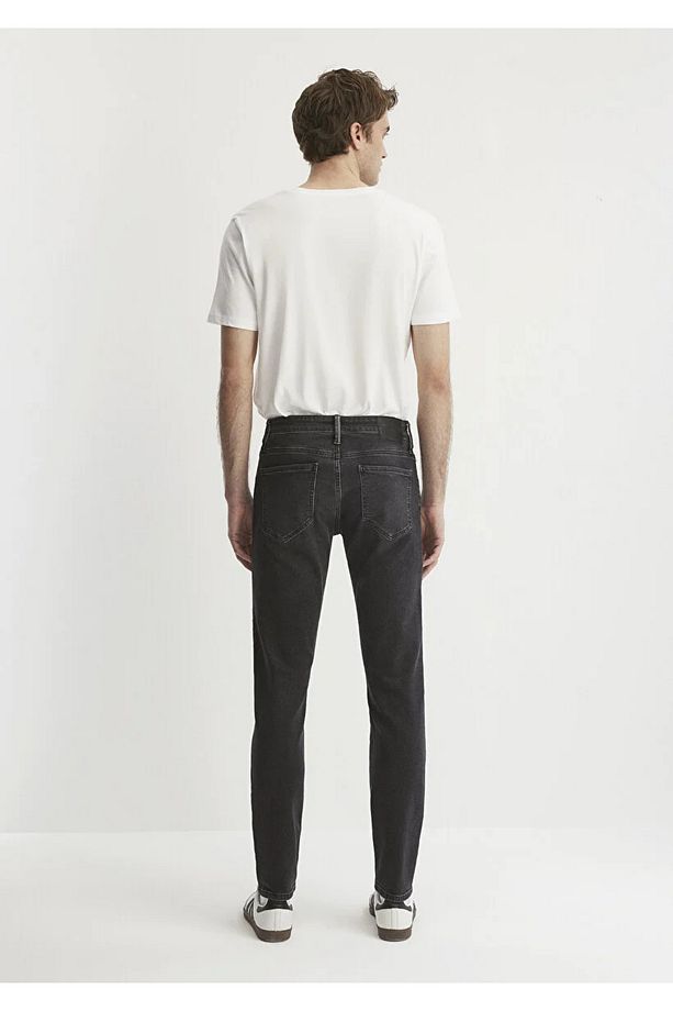 Erkek Siyah M001070-34804 Kıvanç Pantolon - 4