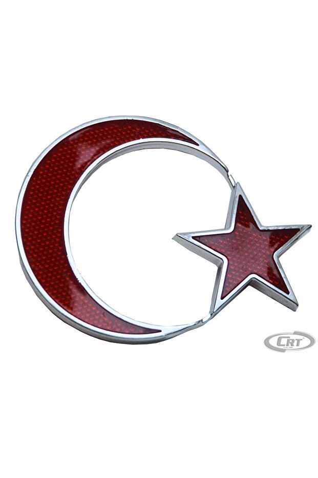 Araba Sticker Krom Bayrak Model Reflektörlü - 3