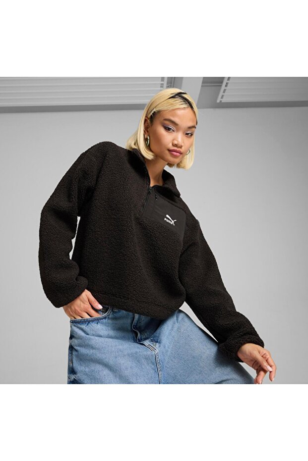 Classics Winterized Half-zip Kadın Crew Sweatshirt - 7