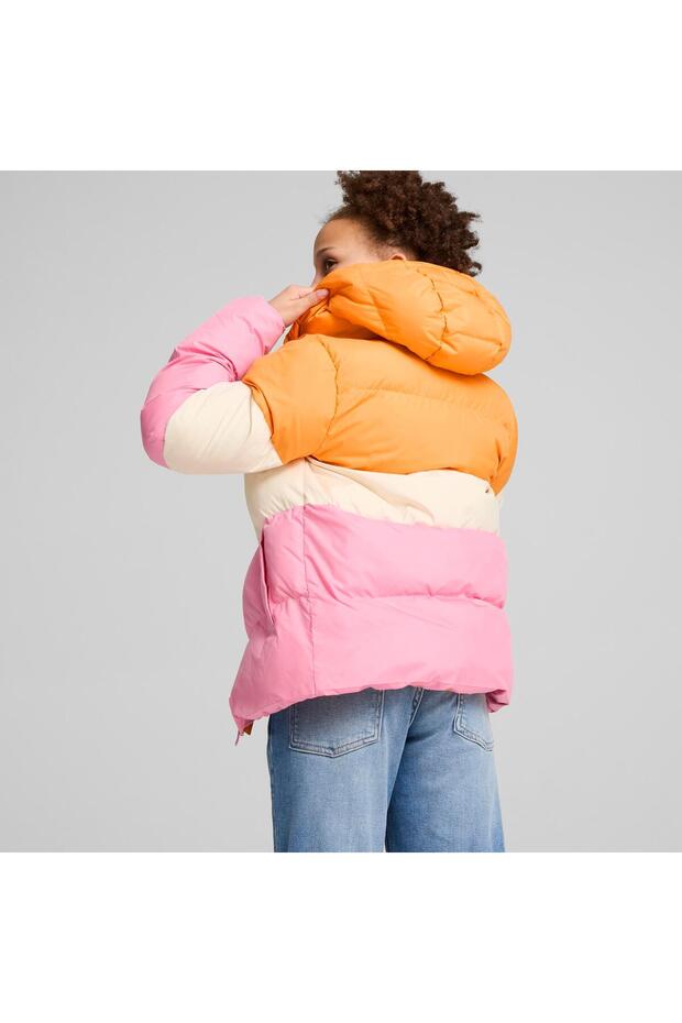 Poly Hooded Puffer Jacket Genç Ceket - 3