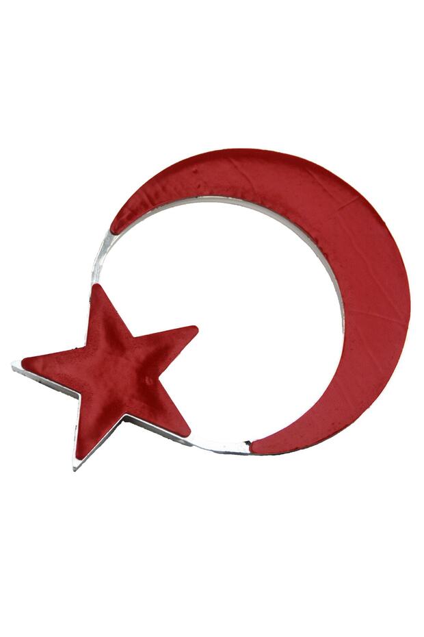 Araba Sticker Krom Bayrak Model Reflektörlü - 4