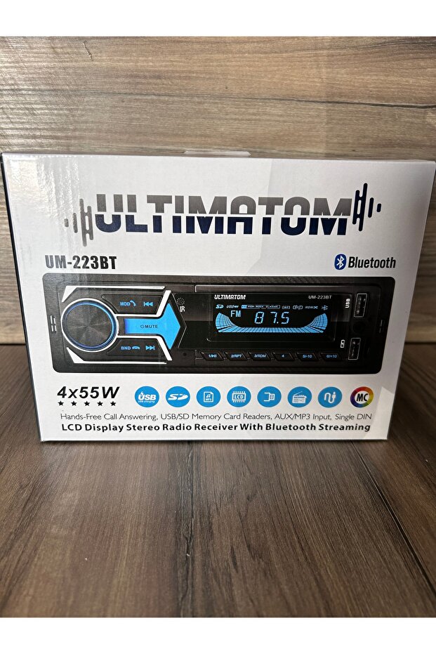 Bluetoothlu Hızlı Şarj Özellikli Teyip - 1