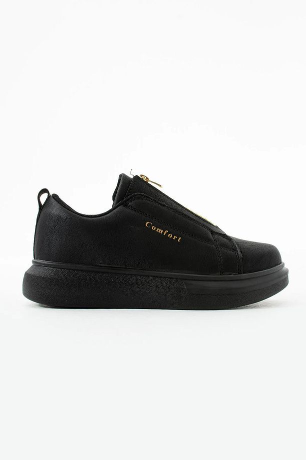 Yüksek Taban Fermuar Detaylı Casual Sneaker Tarz Erkek Ayakkabı - 5