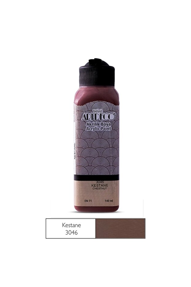 Akrilik Boya 140 Ml. Kestane