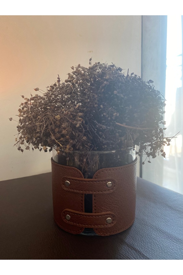 Deri küçük boy mumluk - 3